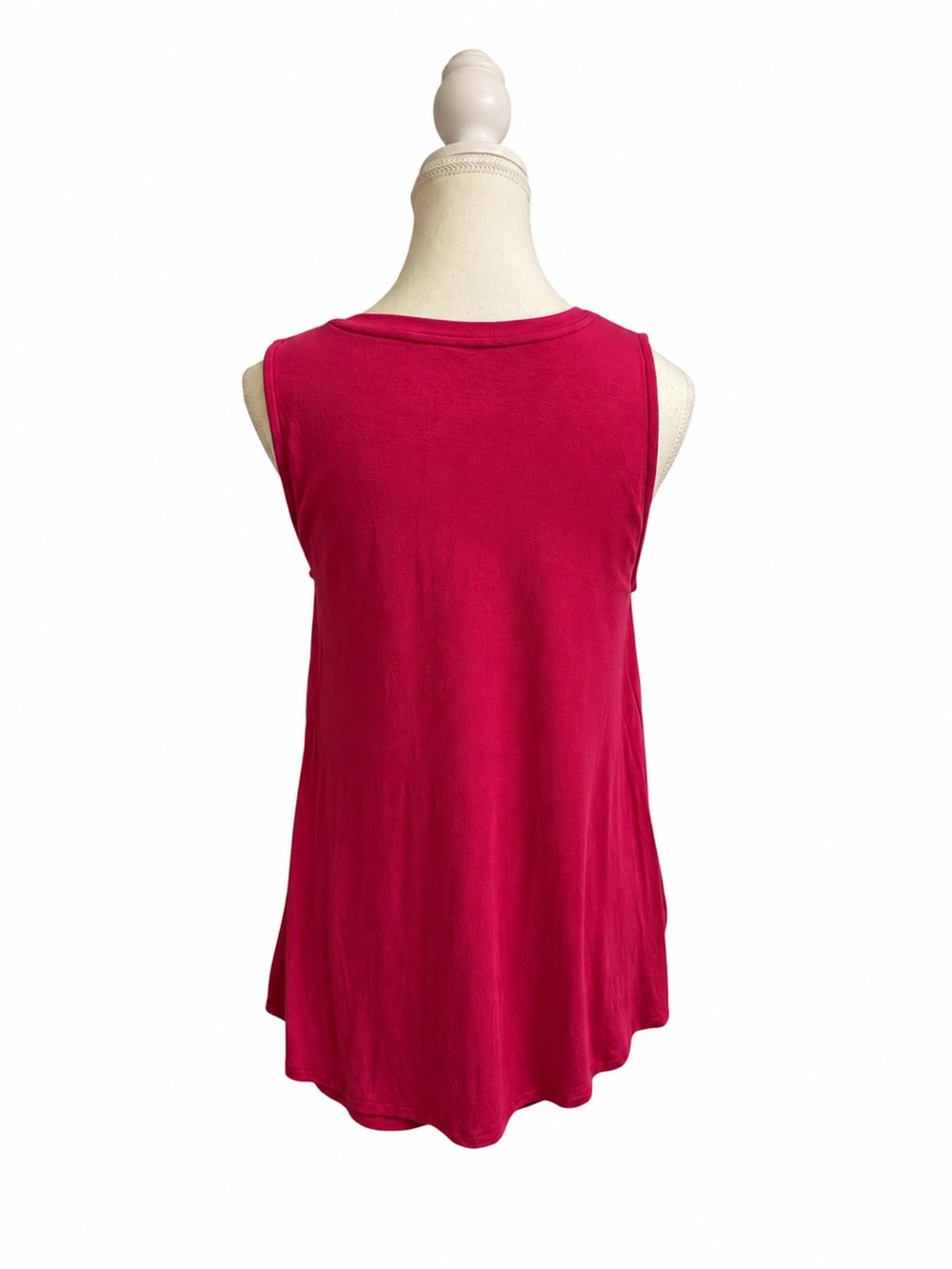 Soft‎ Surroundings Petite Small Dark Fuchsia Pink Layered Tunic Top Casual Chic - Picture 3 of 8